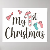 New Baby - Mein erstes Weihnachten Poster (Vorne)