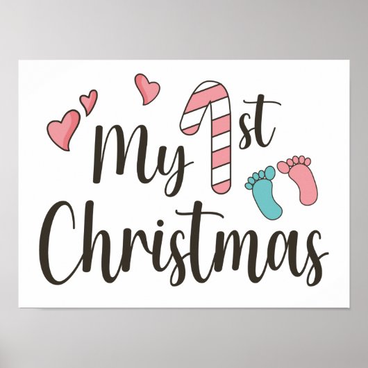 New Baby - Mein erstes Weihnachten Poster (Vorne)