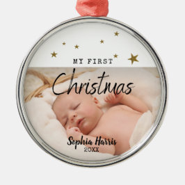 New Baby Metal Ornament