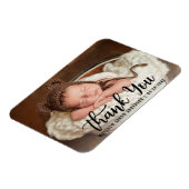 New Baby Modern Vielen Dank Blk Magnet (Linke Seite)