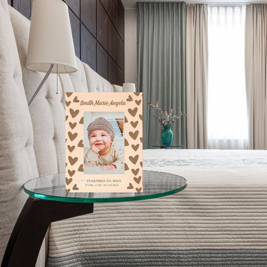 New Baby Newborn Geschenkartikel Geätzte Rahmen