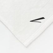 New Baby Säugling Milestone Blue Elephant Foto Fleecedecke (Ecke)