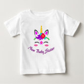 New Baby Sister Baby T-shirt (Vorderseite)