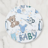 New Baby Teddy Bears Geschenkanhänger (Vorderseite)