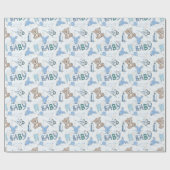 New Baby Teddy Bears Geschenkpapier (Flach)