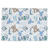 New Baby Teddy Bears Große Geschenktüte (Rückseite)