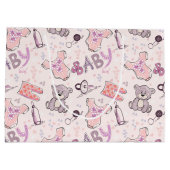 New Baby Teddy Bears Große Geschenktüte (Rückseite)