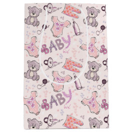 New Baby Teddy Bears Mittlere Geschenktüte