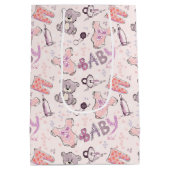 New Baby Teddy Bears Mittlere Geschenktüte (Rückseite)