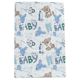 New Baby Teddy Bears Mittlere Geschenktüte