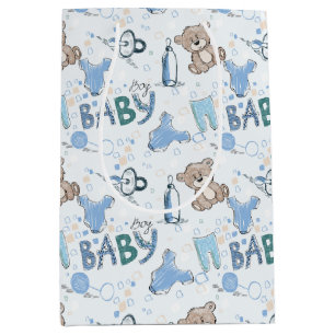 New Baby Teddy Bears Mittlere Geschenktüte