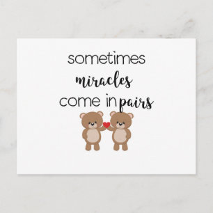 New Baby - Twins Postkarte