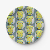 New Baby Yellow Duckie Pappteller (Vorderseite)