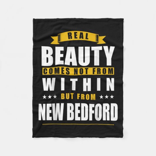 New Bedford - Funny D City Gift  Fleecedecke (Vorderseite)