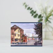 New Bedford Massachusetts New England Malerei Postkarte (Stehend Vorderseite)