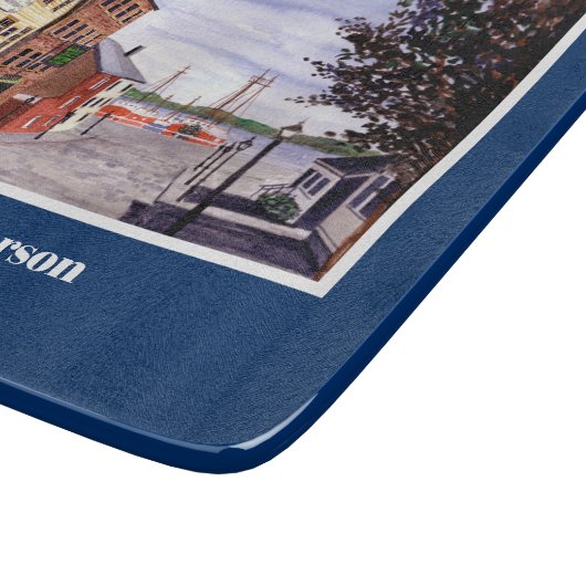 New Bedford Massachusetts New England Malerei Schneidebrett (Ecke)