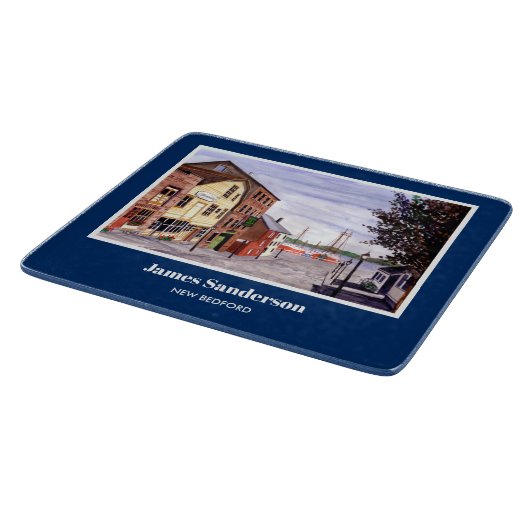 New Bedford Massachusetts New England Malerei Schneidebrett (Ecke)