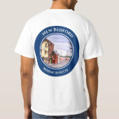 New Bedford Massachusetts New England T-Shirt (Rückseite)