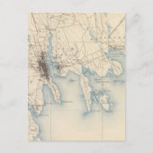 New Bedford, Massachusetts Postkarte (Vorderseite)