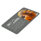 New Begings 2022 Foto Graduation Party Magnet (Linke Seite)