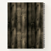 New beginning Rustic Country greenery lights large Notizblock (Rückseite)