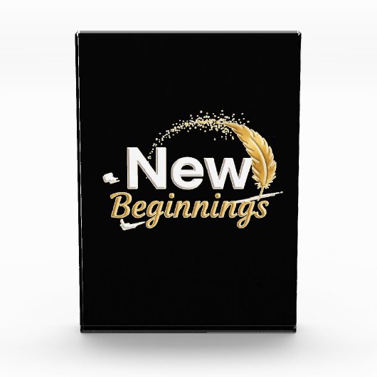 New Beginnings / Bloque de Acrílico  Fotoblock (Vorderseite)