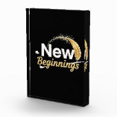 New Beginnings / Bloque de Acrílico  Fotoblock (Rechts)