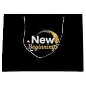 New Beginnings / Bolsa de Regalo Nuevos Comienzos Große Geschenktüte (Vorderseite)