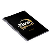 New Beginnings / Cuaderno Nuevos Comienzos Notizblock (Rechte Seite)