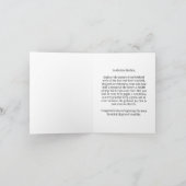 "New Beginnings" - Eine Feier der Mutterschaft Karte (Innenseite)