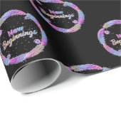 New Beginnings / Nuevos Comienzos 2027 Geschenkpapier (Rolleneckpunkt)