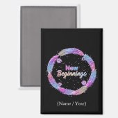 New Beginnings / Nuevos Comienzos 2027 Magnet (Vorderseite/Rückseite)