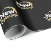 New Beginnings / Papel de Regalo Nuevos Comienzos Geschenkpapier (Rolleneckpunkt)