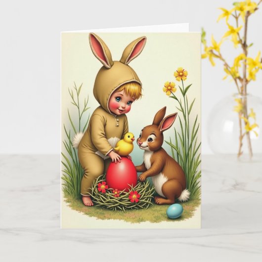 New Beginnings Spring Card Karte (Gelbe Blume)