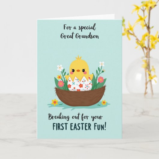 New Beginnings Spring Celebration Card Karte (Gelbe Blume)