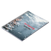 New beginnings woodland white tree custom notizblock (Linke Seite)