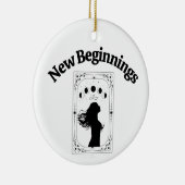 New Beginns Breakup Scheidung Tarot Card Zodiac Keramik Ornament (Rechts)