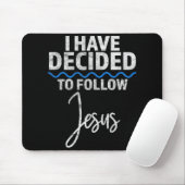 New Believer I Have Decided To Follow Jesus In Bap Mousepad (Mit Mouse)