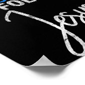 New Believer I Have Decided To Follow Jesus In Bap Poster (Ecke)