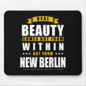New Berlin - Funny D City Gift Mousepad (Vorne)
