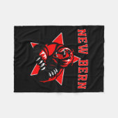 New Bern Bears High School Team Srit Fleecedecke (Vorderseite (Horizontal))