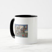 New Bern, North Carolina - Große Briefszenen Tasse (Vorderseite Links)