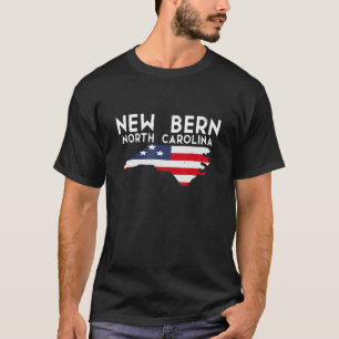 New Bern North Carolina USA Staat Amerika Reisen T-Shirt