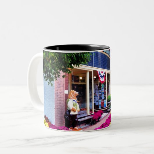 New Bern, North Carolina Zweifarbige Tasse (Vorderseite Links)