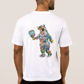 New Bern Pickleball Bear T-Shirt (Rückseite)