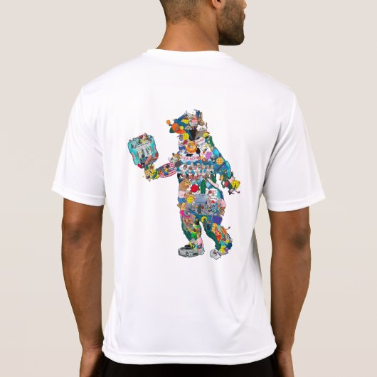 New Bern Pickleball Bear T-Shirt (Rückseite)