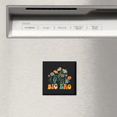 New Big Bro Wildflower First Birthday & Baby S Magnet (In Situ (Geschirrspüler))