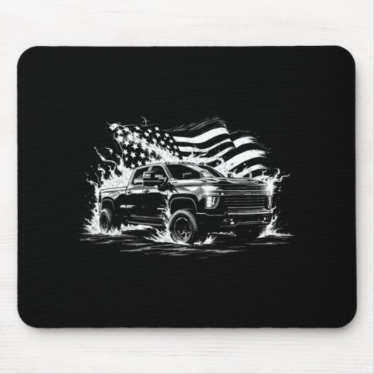 New Body Style Silverado Truck 2500 Crew Cab Patri Mousepad (Vorne)