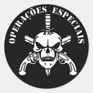 New Bope Elite Death Squad Brasilien Special Force Runder Aufkleber