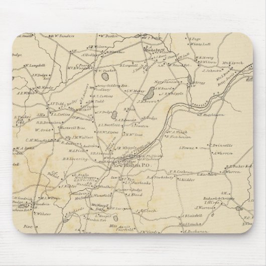 New Boston, Hillsborough Co Mousepad (Vorne)